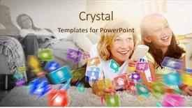  Presentation with siblings - PPT layouts with digital tv - colourful computer applications against siblings background and a lemonade colored foreground