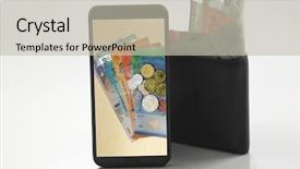  Presentation with malaysia - Slide set featuring digital wallet concept malaysia currency background and a soft green colored foreground