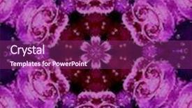  Presentation with mandala - Cool new PPT layouts with flowerpower - digitally created mandala background backdrop and a violet colored foreground