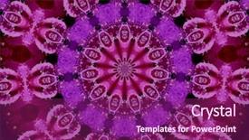  Presentation with mandala - Slide deck enhanced with flowerpower - digitally created mandala background background and a violet colored foreground