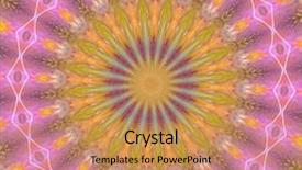  Presentation with mandala - Colorful theme enhanced with flowerpower - digitally created mandala background backdrop and a coral colored foreground