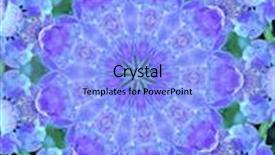  Presentation with mandala - Slide set consisting of flowerpower - digitally created mandala background background and a light blue colored foreground