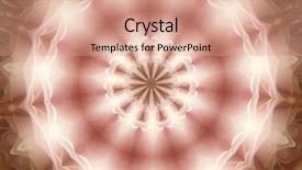  Presentation with mandala - Audience pleasing presentation theme consisting of digitally created mandala very suitable as a background backdrop and a coral colored foreground