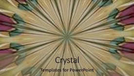  Presentation with mandala - Beautiful presentation theme featuring digitally created mandala very suitable as a background backdrop and a coral colored foreground