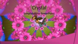  Presentation with mandala - Audience pleasing theme consisting of digitally created mandala very suitable backdrop and a coral colored foreground