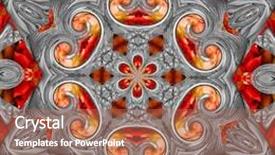  Presentation with mandala - Slide set featuring  background and a  colored foreground