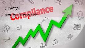  Presentation with compliance - Amazing PPT theme having digitally generated image of compliance backdrop and a  colored foreground