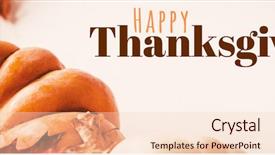  Presentation with happy thanksgiving - Presentation enhanced with digitally generated image of happy background and a lemonade colored foreground