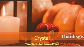  Presentation with happy thanksgiving - Cool new presentation with digitally generated image of happy backdrop and a tawny brown colored foreground