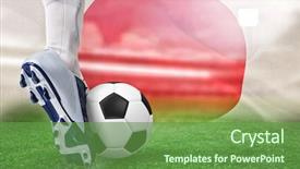  Presentation with japanese - Theme having digitally generated japanese national flag background and a tawny brown colored foreground