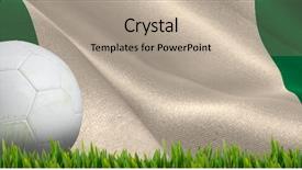  Presentation with growing - Theme featuring patriotic plant - grass growing outdoors against digitally background and a  colored foreground