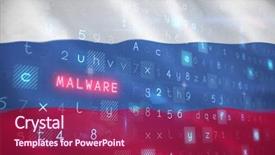  Presentation with polio virus prevention - Colorful presentation theme enhanced with digitally generated russian 3d national backdrop and a violet colored foreground