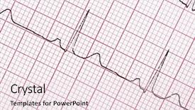  Presentation with ecg - Colorful PPT theme enhanced with digitally recorded ecg graph - electrocardiogram backdrop and a lemonade colored foreground