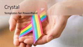  Presentation with gay pride - Cool new PPT layouts with human dignity - homosexual and lgbt concept backdrop and a  colored foreground