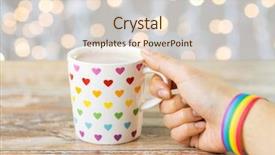  Presentation with dignity - Slide deck with human dignity - homosexual and lgbt concept background and a lemonade colored foreground