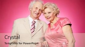  Presentation with couple in christ - Presentation theme with dignity - portrait of a charming retired background and a lemonade colored foreground