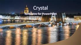  Presentation with bridge - Beautiful slides featuring diluciones - diluted palace bridge st isaac backdrop and a wine colored foreground