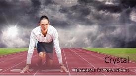  Presentation with composite panels cladding of buildings - Cool new slides with diminishing - digital composite of composite image backdrop and a coral colored foreground