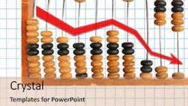  Presentation with diagram - Beautiful PPT theme featuring diminutive - decrease diagram on old wooden backdrop and a coral colored foreground
