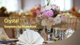  Presentation with fine dining - Amazing presentation design having dining during a wedding event backdrop and a tawny brown colored foreground