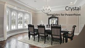  Presentation with dining - Colorful slide deck enhanced with dining room in new construction home backdrop and a light gray colored foreground