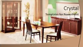  Presentation with furniture design - Audience pleasing presentation consisting of dining room interior design house interior classic style wooden furniture sunlight green wall backdrop and a lemonade colored foreground
