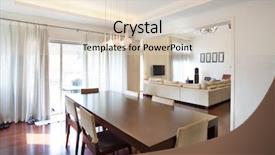  Presentation with dining table - Colorful slide set enhanced with root bearded dragon agama lizard backdrop and a tawny brown colored foreground