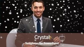  Presentation with food technology - Beautiful PPT layouts featuring dinner menu - food people technology and holidays backdrop and a tawny brown colored foreground