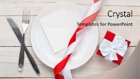  Presentation with greeting card - Amazing theme having dinner menu - valentines day greeting card backdrop and a lemonade colored foreground