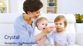  Presentation with baby food - PPT layouts having  background and a  colored foreground