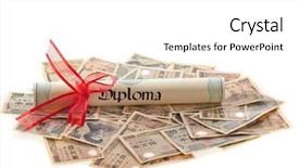  Presentation with nursing simulation training - Theme having diploma as a symbol training background and a  colored foreground