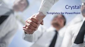  Presentation with business - PPT layouts enhanced with diplomacy - business background handshake business partners background and a lemonade colored foreground