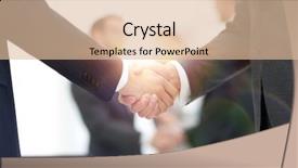  Presentation with peace education two smiley hands - Slides with diplomacy - two businessmen shaking hands background and a lemonade colored foreground