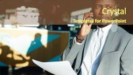  Presentation with forensic science document examination - Audience pleasing PPT theme consisting of diplomat - busy broker with document speaking backdrop and a tawny brown colored foreground