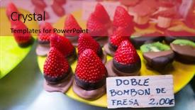  Presentation with chocolate milk - Amazing presentation design having dipped in dark and milk backdrop and a  colored foreground