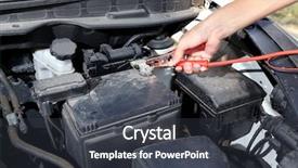  Presentation with battery - Amazing presentation theme having cosmetic - herbal soap with bath puff backdrop and a cream colored foreground