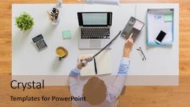  Presentation with business communication - Amazing presentation having business communication and people concept backdrop and a  colored foreground