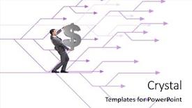  Presentation with paths - Audience pleasing slide set consisting of alternative solution bank - businessman thinking of different career backdrop and a white colored foreground