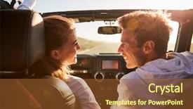  Presentation with mom driving - Audience pleasing PPT layouts consisting of directing others - young adult couple driving looking backdrop and a tawny brown colored foreground