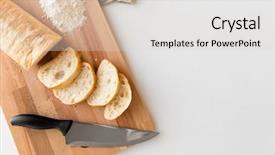  Presentation with junk food - Beautiful presentation theme featuring direction boards - food junk-food and unhealthy eating backdrop and a light gray colored foreground