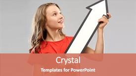  Presentation with red white grey - Colorful slide set enhanced with directions - direction and people concept backdrop and a coral colored foreground