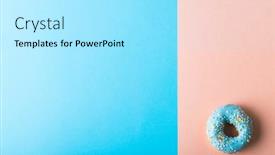  Presentation with blue food - PPT layouts having directly-above-view-of-fresh background and a arctic colored foreground