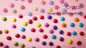  Presentation with sweet - PPT theme enhanced with directly-above-view-of-multi background and a coral colored foreground