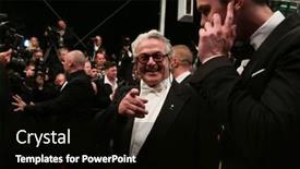  Presentation with film director - Amazing slide set having director-george-miller-attend backdrop and a black colored foreground