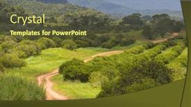  Presentation with dirt - Theme featuring dirt-rural-road-in-belize background and a tawny brown colored foreground