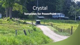  Presentation with dirt - PPT layouts consisting of dirt-rural-road-in-belize background and a tawny brown colored foreground