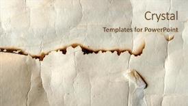  Presentation with torn paper - Slide set enhanced with dirty and torn paper texture background and a  colored foreground