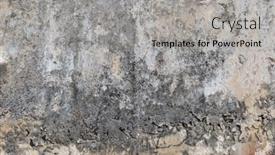  Presentation with concrete - Colorful slide deck enhanced with dirty-concrete-wall-at-oudoor backdrop and a light gray colored foreground