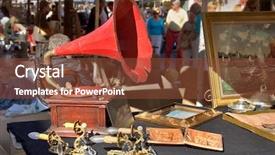  Presentation with record - Audience pleasing slide deck consisting of musician practicing his acoustic guitar in a cluttered garage backdrop and a dark gray colored foreground