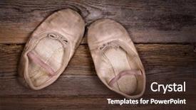  Presentation with grandparents day - PPT layouts featuring dirty dancing - discarded pair of worn background and a tawny brown colored foreground